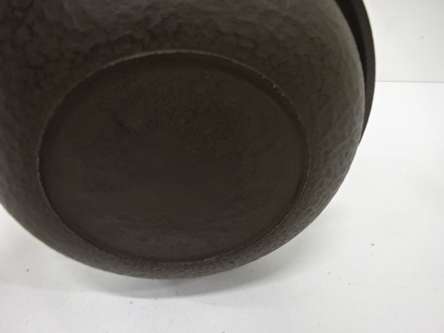  未使用品　風炉師　金谷浄雲　釜師　伊藤宝斎造　唐銅　朝鮮風炉